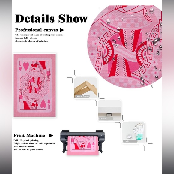 NEW Queen of Hearts poster frame - Picture 2 of 2